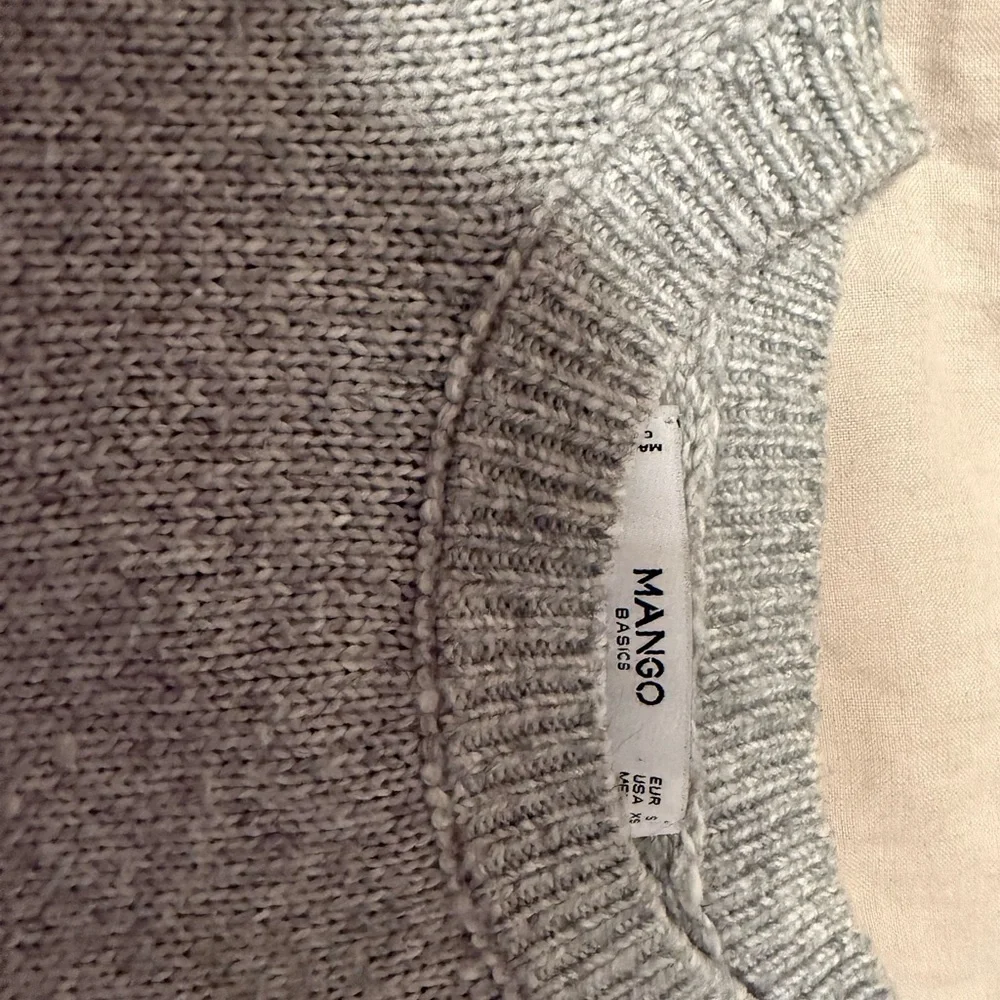 Mango Gray Sweater with Yellow Floral Embroidery - Picture 2 of 3